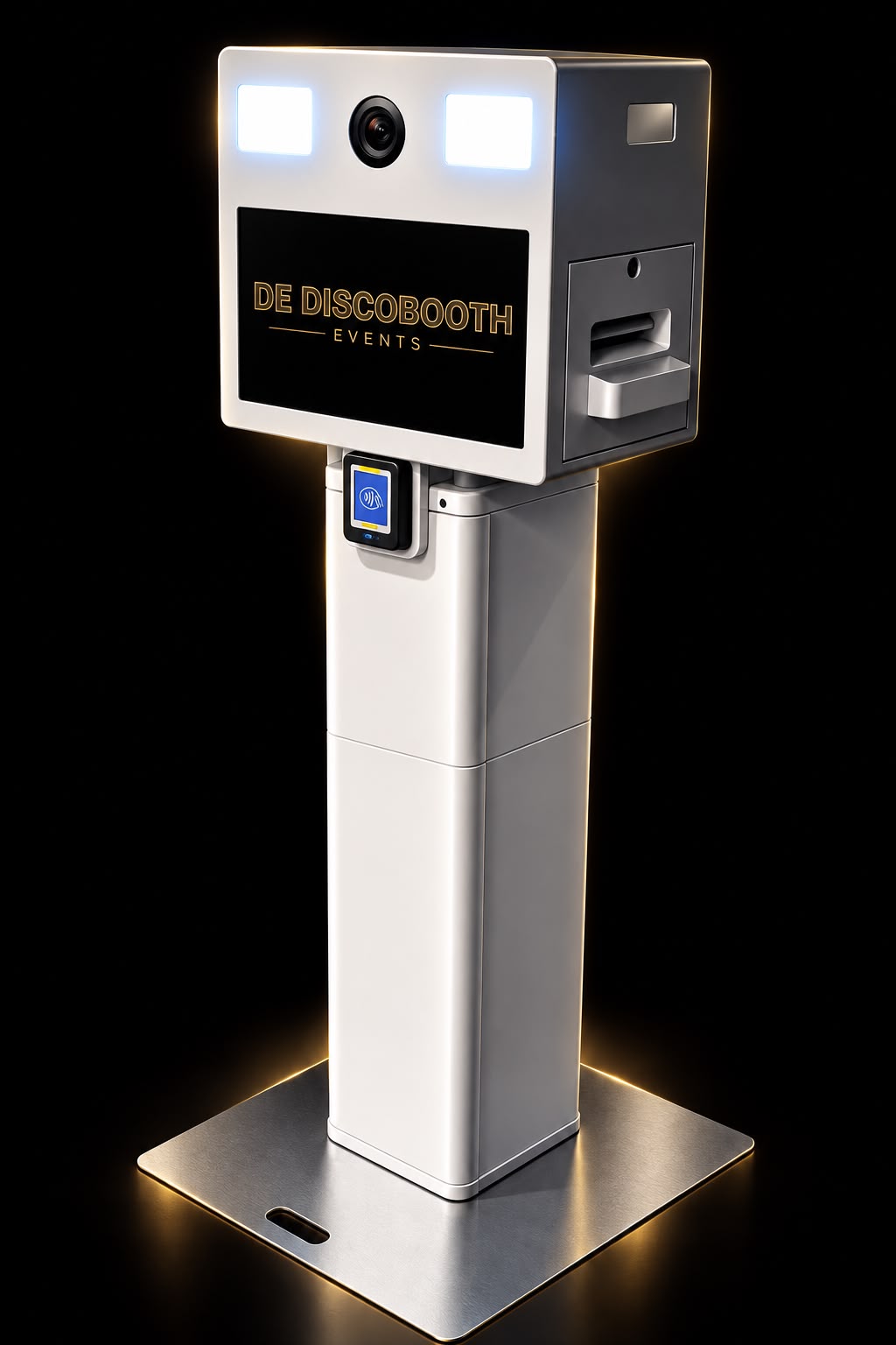 Cube Photobooth van De Discobooth met betaalscherm